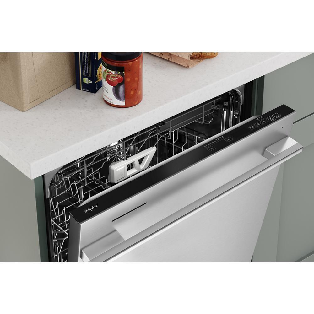 Whirlpool WDTA80SAKZ Fingerprint Resistant Quiet Dishwasher with 3rd Rack & Large Capacity