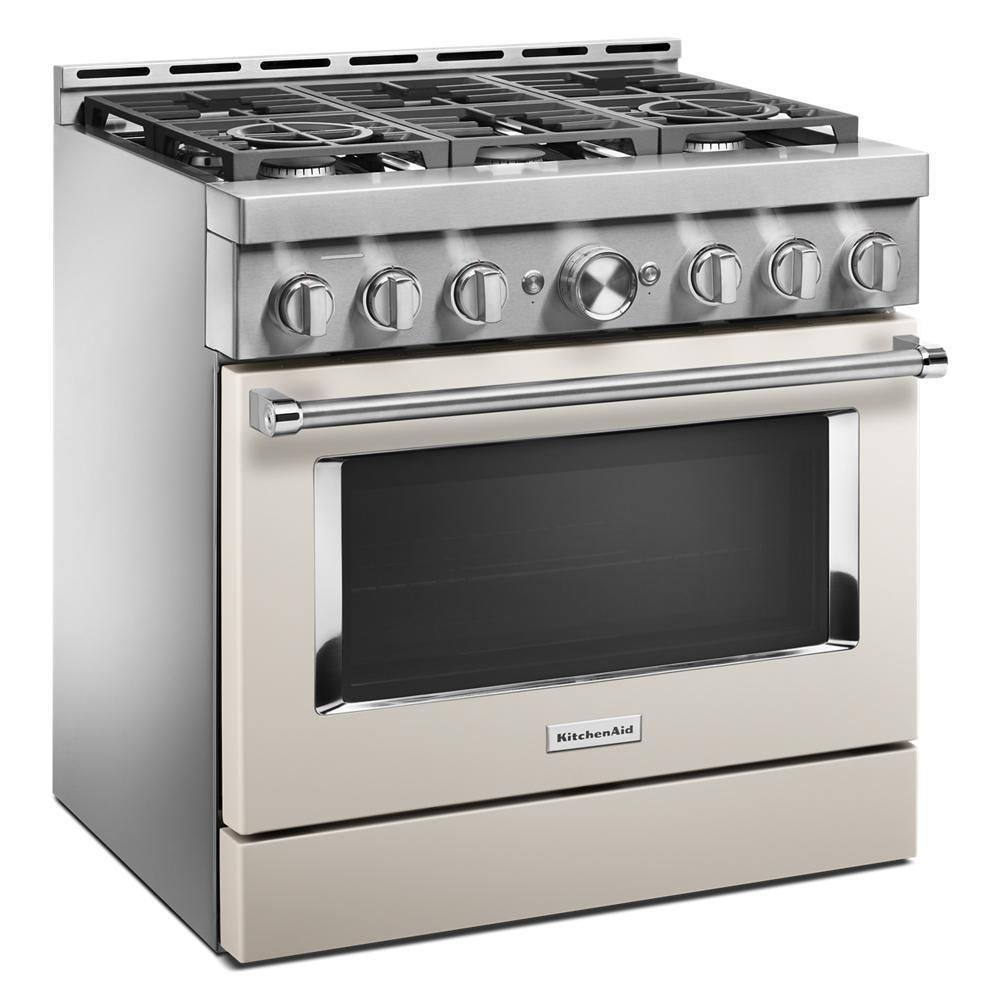 KFGC506JMH KitchenAid® 36'' Smart Commercial-Style Gas Range with 6 Burners