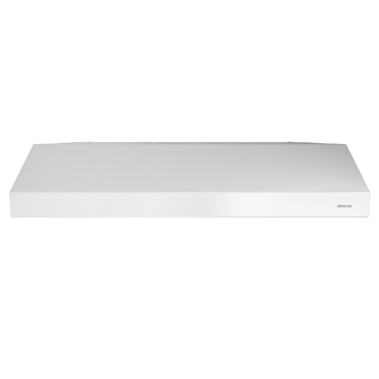 BCSEK124WW Broan® 24-Inch Convertible Under-Cabinet Range Hood, ENERGY STAR®, 300 Max Blower CFM, White