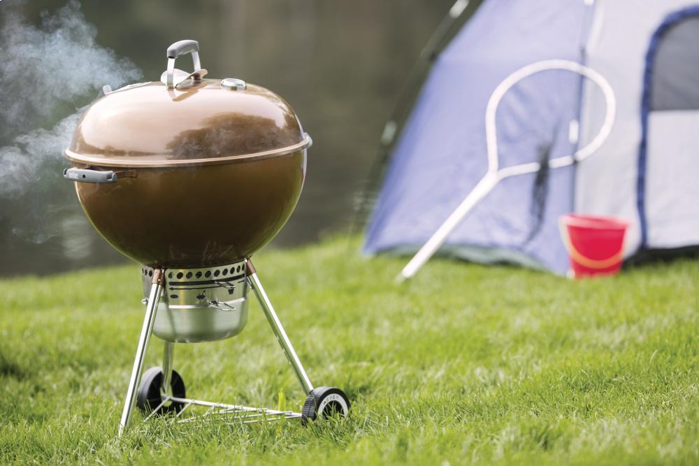 Weber 14402001 Original Kettle Premium Charcoal Grill 22" - Copper