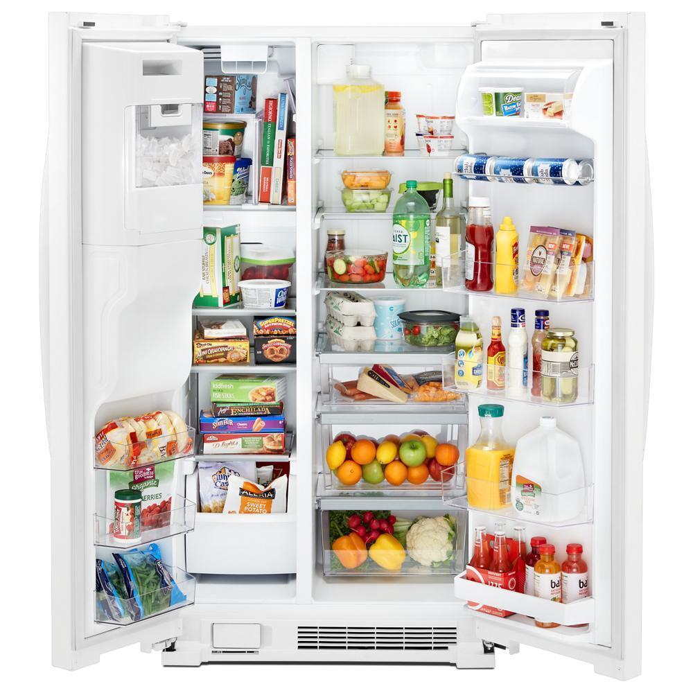 Whirlpool WRS555SIHW 36-inch Wide Side-by-Side Refrigerator - 25 cu. ft.