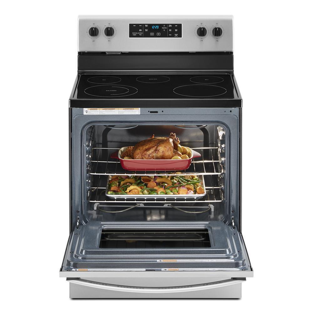 Whirlpool 5.3 cu. ft. Whirlpool® electric range with Frozen Bake™ technology