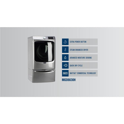 Maytag MGD6630HC Front Load Gas Dryer with Extra Power and Quick Dry Cycle - 7.3 cu. ft.
