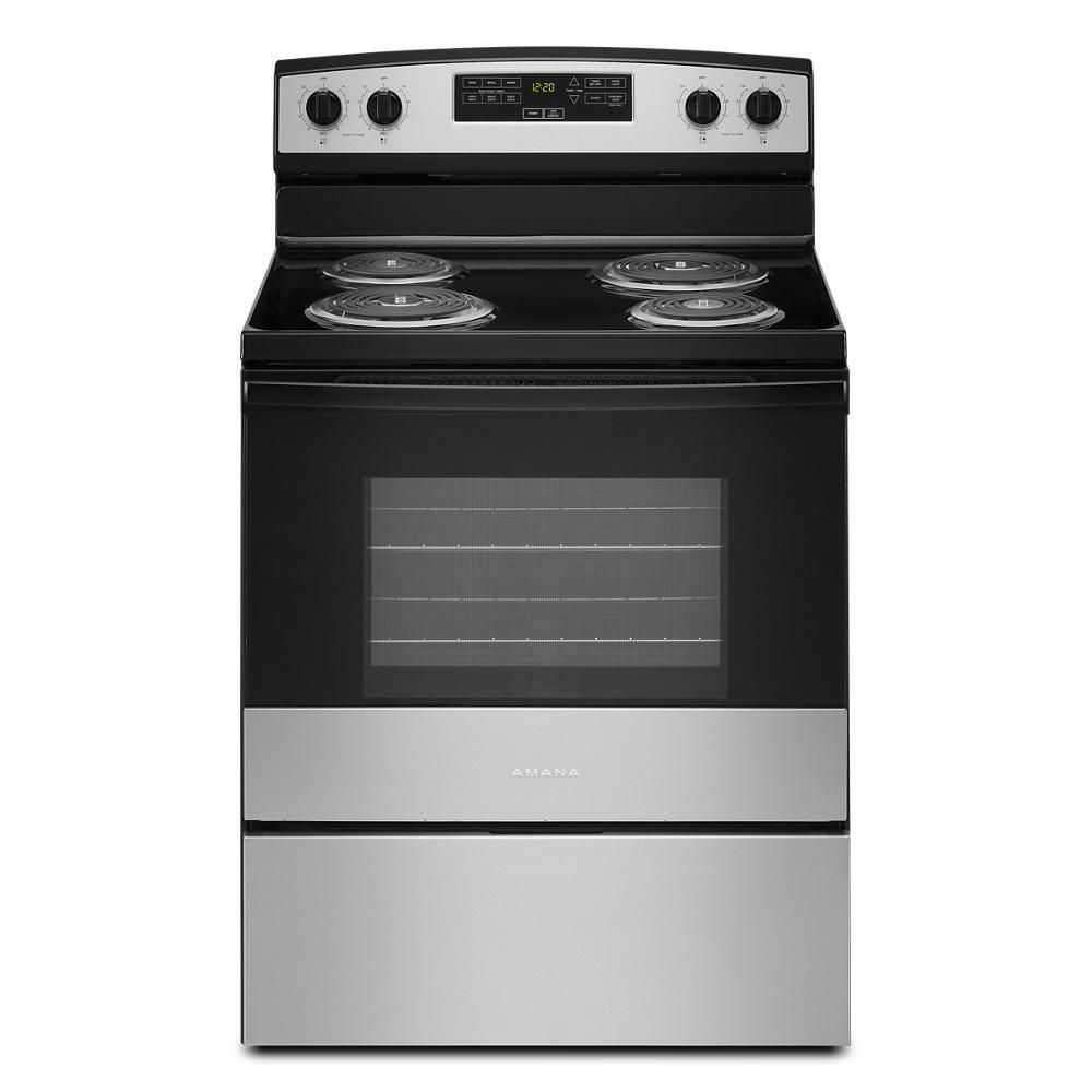 Amana ACR4303MMS 30-inch Amana® Electric Range with Bake Assist Temps