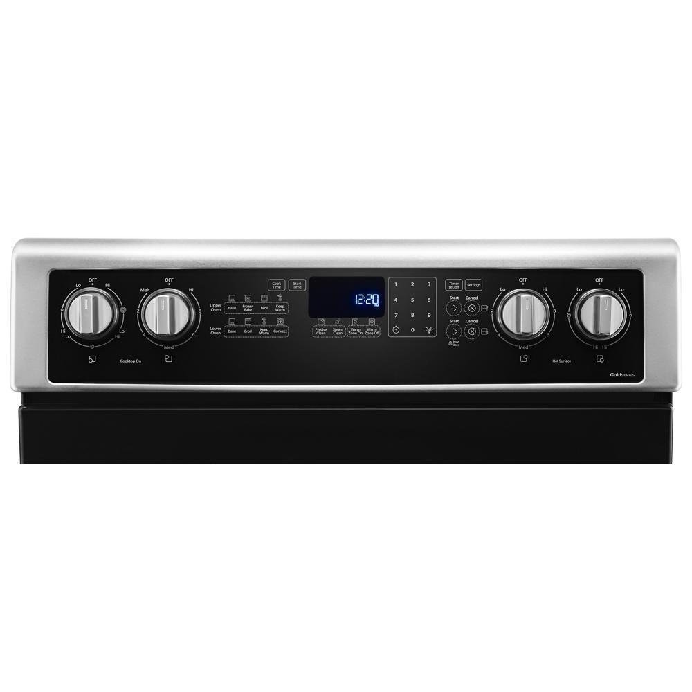 Whirlpool WGE745C0FS 6.7 Cu. Ft. Electric Double Oven Range with True Convection