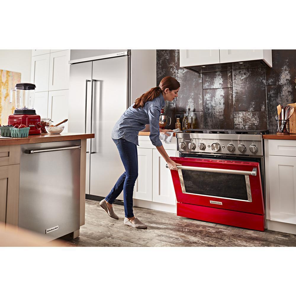 KFDC506JPA KitchenAid® 36'' Smart Commercial-Style Dual Fuel Range with 6 Burners