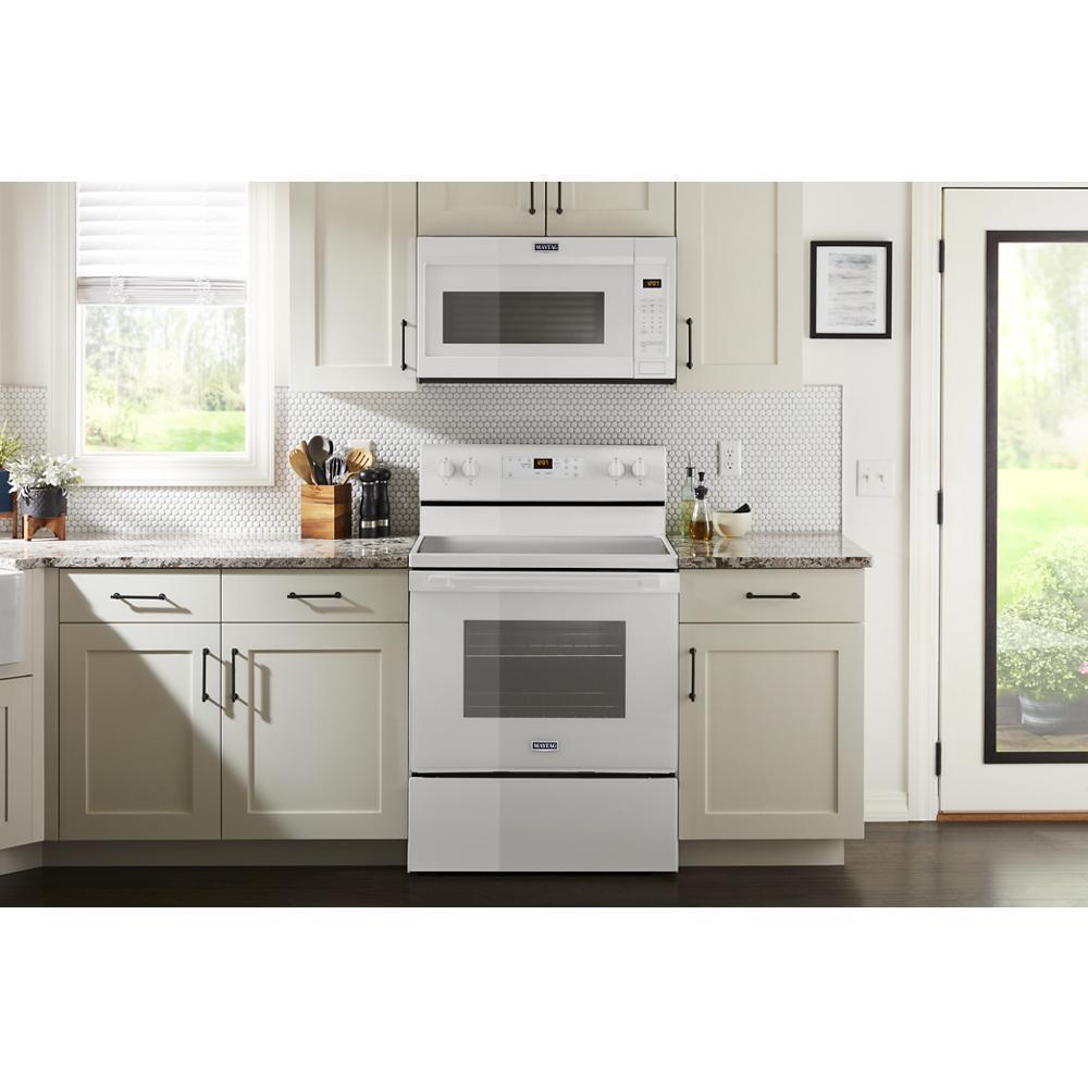 Maytag 30-Inch Wide Electric Range With Shatter-Resistant Cooktop - 5.3 Cu. Ft.