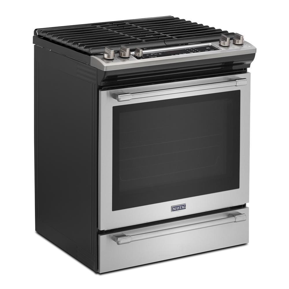 30-INCH WIDE SLIDE-IN GAS RANGE WITH TRUE CONVECTION AND FIT SYSTEM - 5.8 CU. FT.