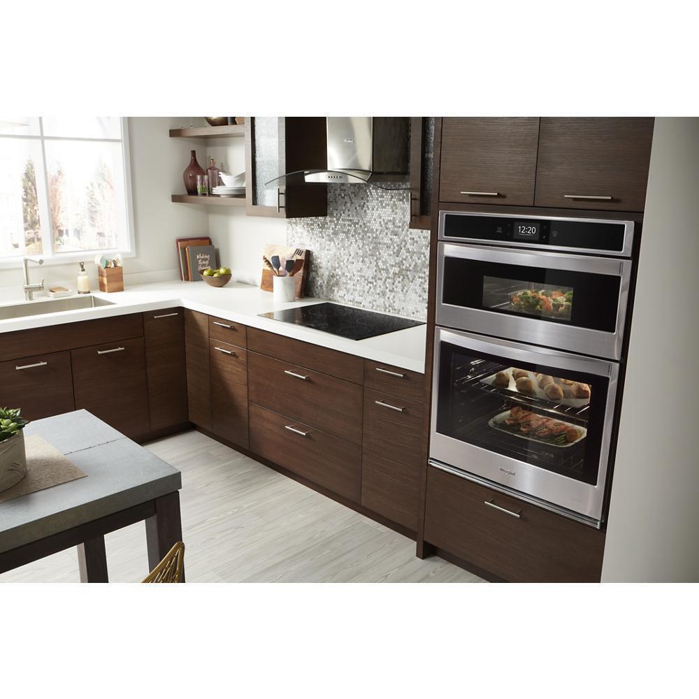 Whirlpool WOC75EC0HS 6.4 cu. ft. Smart Combination Convection Wall Oven with Air Fry, when Connected