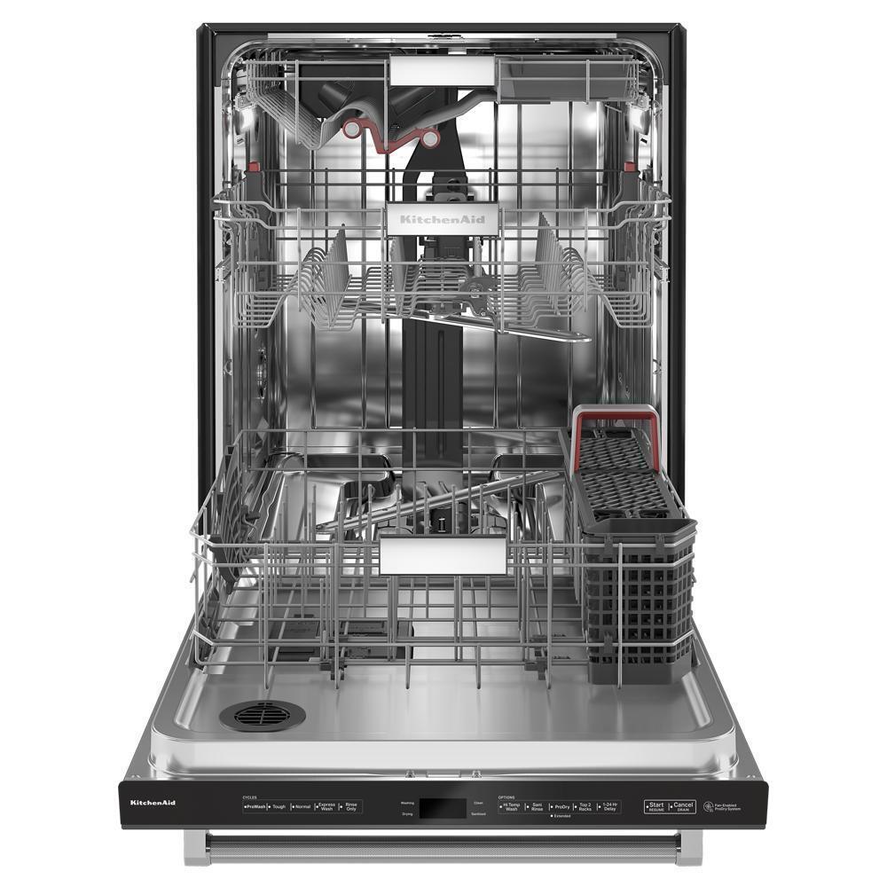 Kitchenaid KDTM804KBS 360(degree) Max Jets™ Third Rack Dishwasher with Stainless Steel Third Rack Wash Jets, 44 dBA