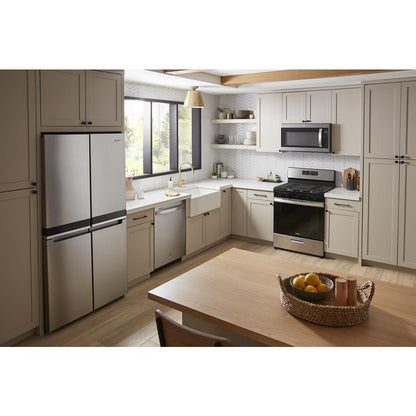 Whirlpool WRQA59CNKZ 36-inch Wide Counter Depth 4 Door Refrigerator - 19.4 cu. ft.