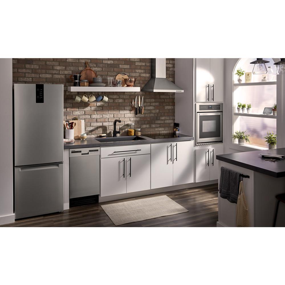 Whirlpool WRB543CMJZ 24-inch Wide Garage-Ready Bottom-Freezer Refrigerator - 12.9 cu. ft.