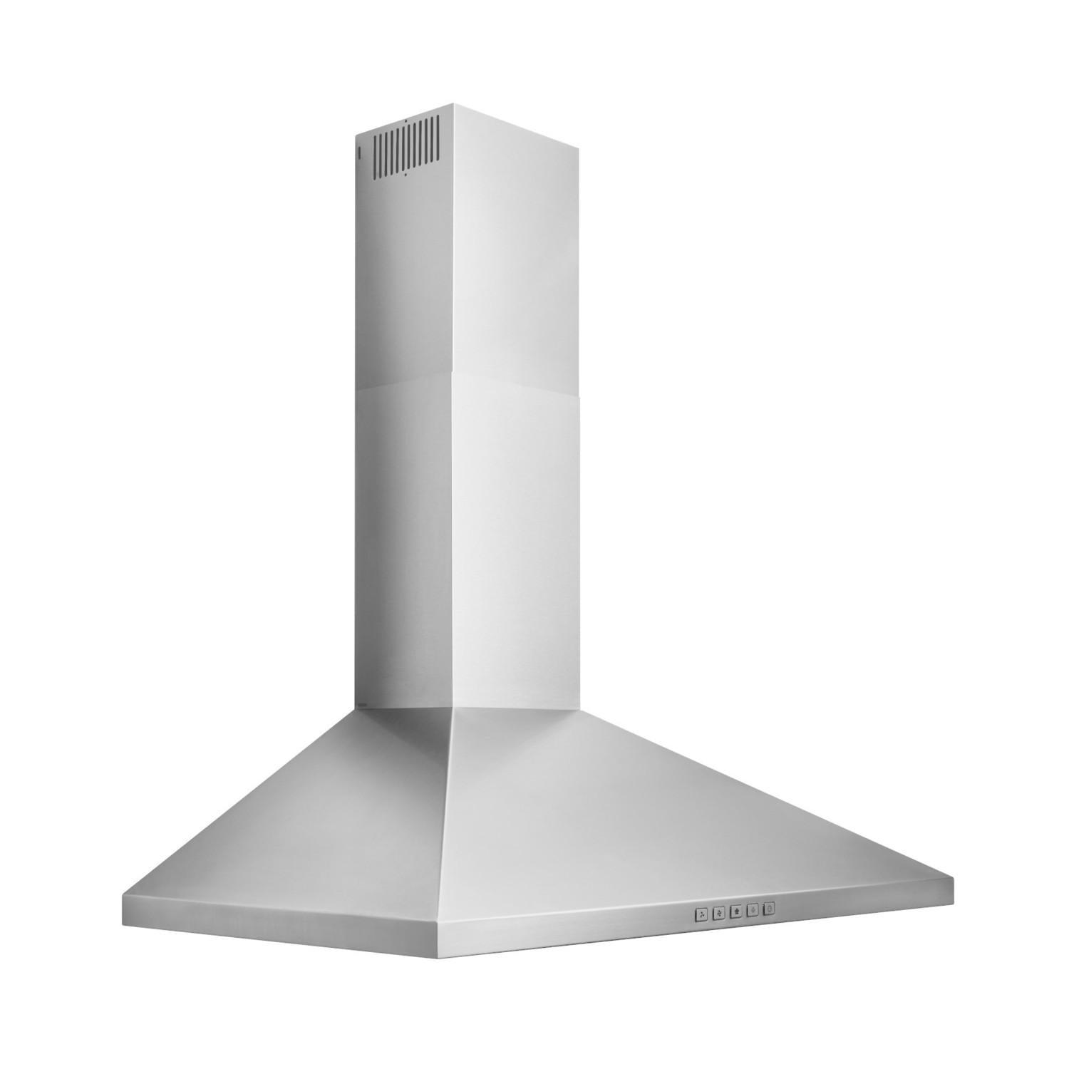 Broan BWP2364SS **DISCONTINUED** Broan® 36-Inch Convertible Wall-Mount Pyramidal Chimney Range Hood, 450 MAX CFM, Stainless Steel