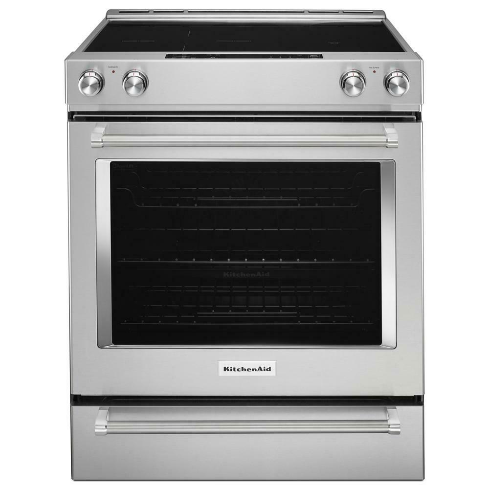 30-Inch 5-Element Electric Convection Slide-In Range with Baking Drawer