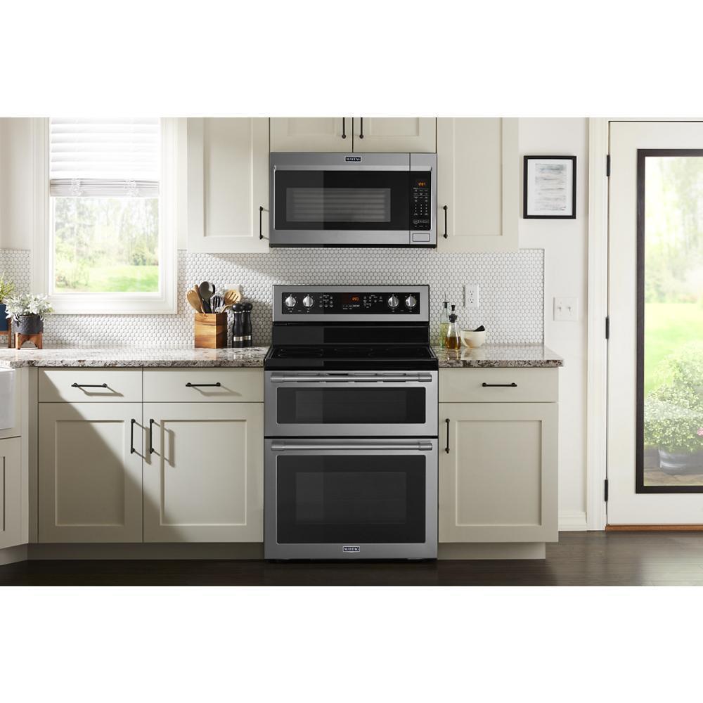 Maytag MET8800FZ 30-Inch Wide Double Oven Electric Range With True Convection - 6.7 Cu. Ft.