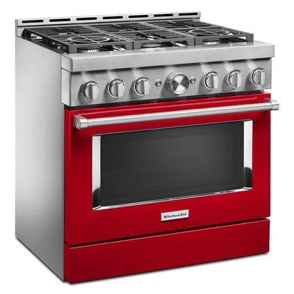 KFGC506JPA KitchenAid® 36'' Smart Commercial-Style Gas Range with 6 Burners