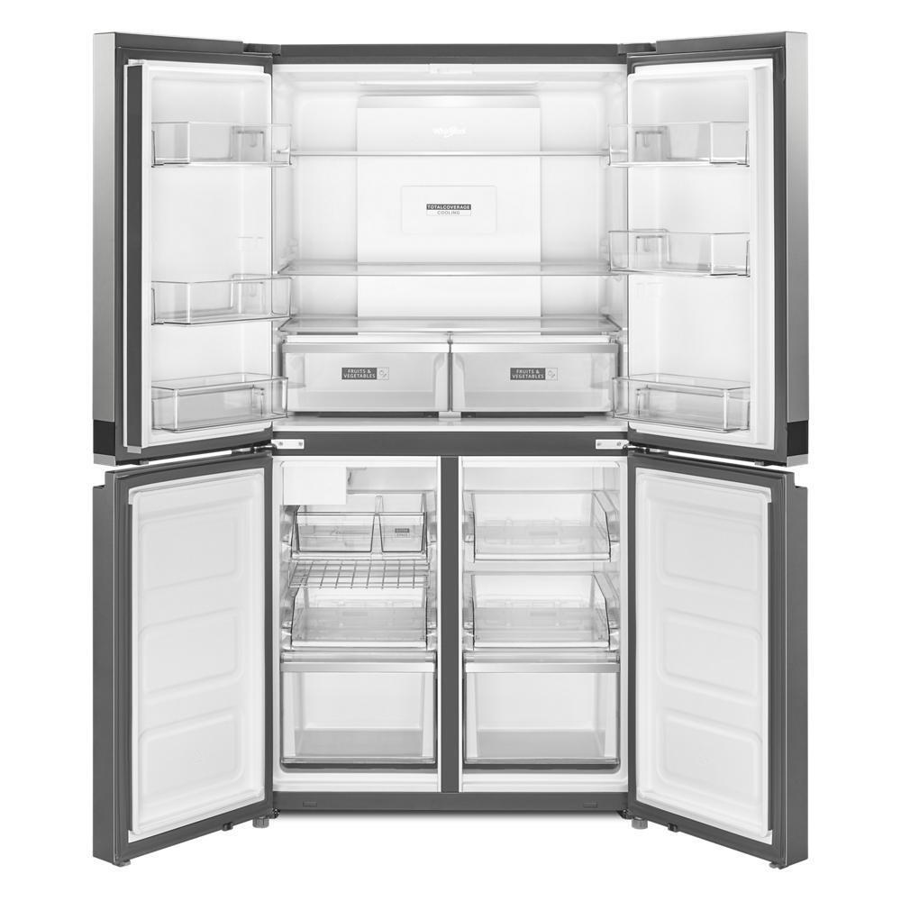 Whirlpool WRQA59CNKZ 36-inch Wide Counter Depth 4 Door Refrigerator - 19.4 cu. ft.