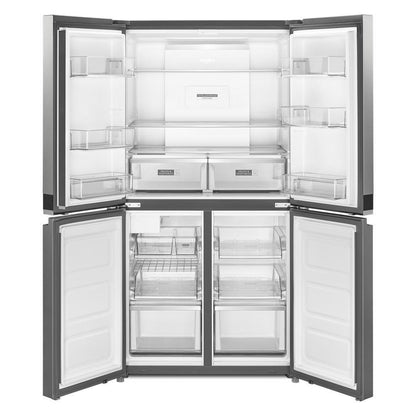 Whirlpool WRQA59CNKZ 36-inch Wide Counter Depth 4 Door Refrigerator - 19.4 cu. ft.