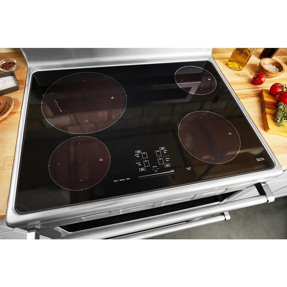 Kitchenaid 30-Inch 5-Burner Dual Fuel Convection Slide-In Range with Baking Drawer