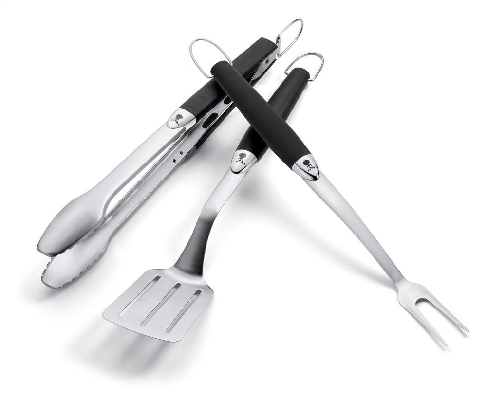 WEBER ORIGINAL - Stainless Steel Three-Piece Barbecue Tool Set