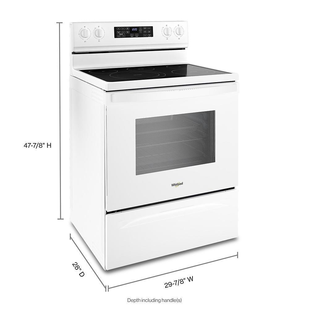 Whirlpool WFE550S0LW 5.3 Cu. Ft. Whirlpool® Electric 5-in-1 Air Fry Oven