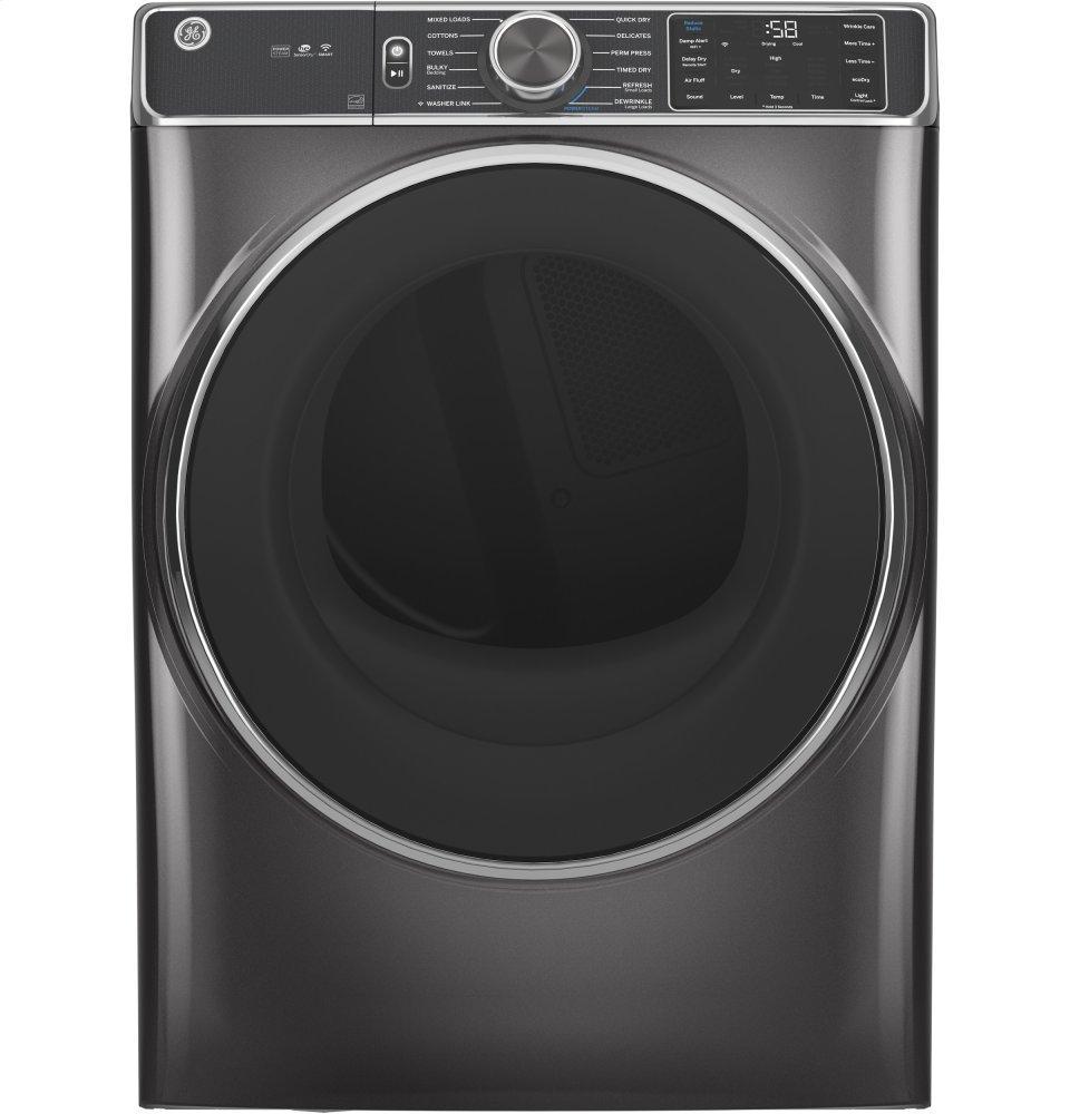 GE® 7.8 cu. ft. Capacity Smart Front Load Electric Dryer with Steam and Sanitize Cycle