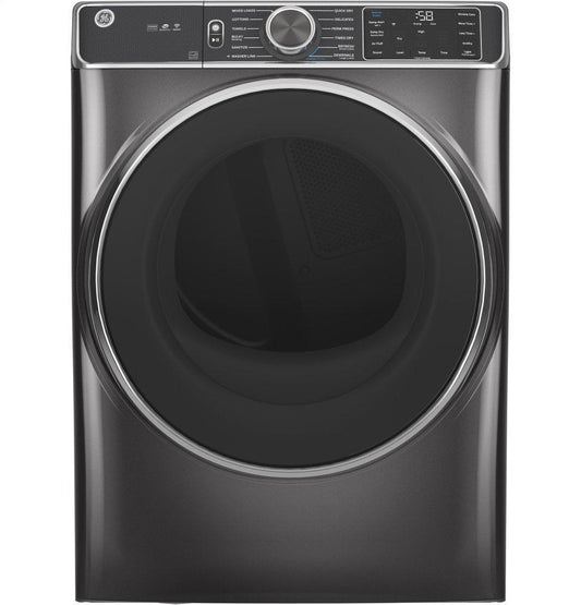 GE® 7.8 cu. ft. Capacity Smart Front Load Electric Dryer with Steam and Sanitize Cycle