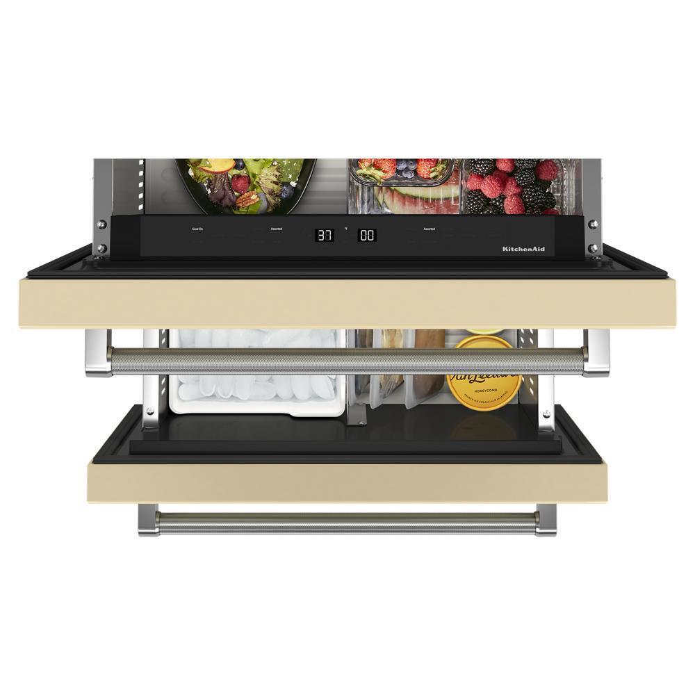 Kitchenaid KUDF204KPA 24" Panel-Ready Undercounter Double-Drawer Refrigerator/Freezer