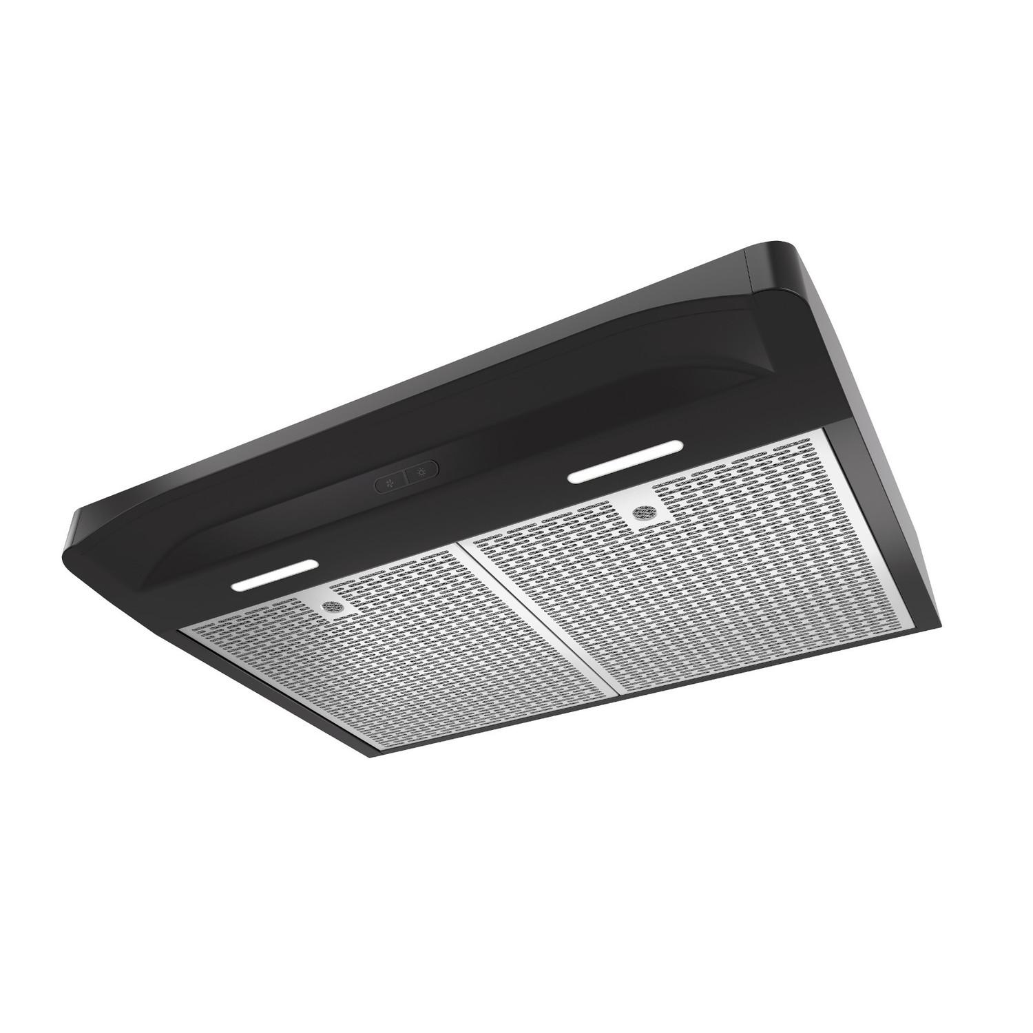 ALT230BL Broan® Elite 30-Inch Convertible Under-Cabinet Range Hood, Black, 375 Max Blower CFM