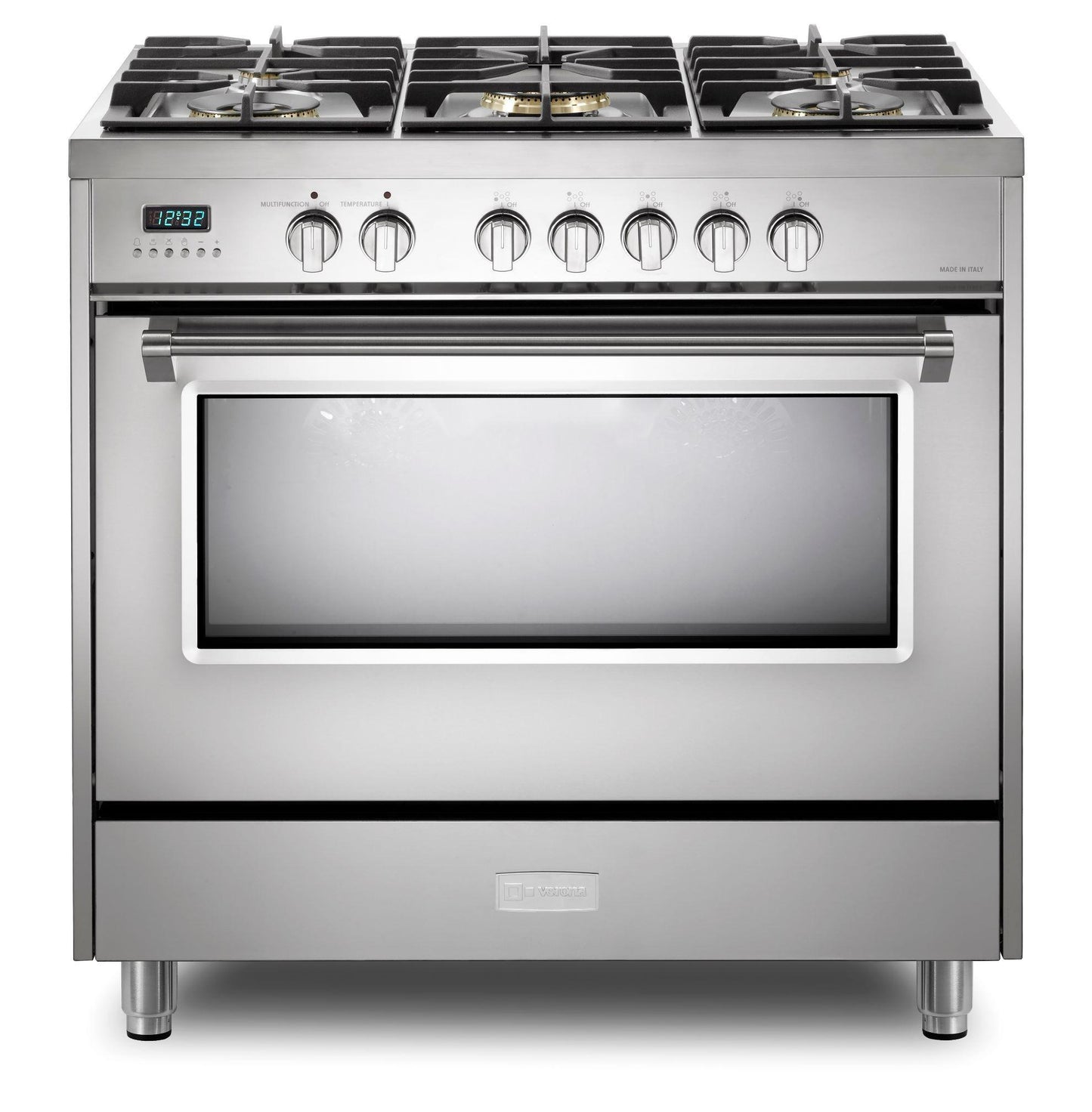 Verona VDFSGE365SS Designer 36" Dual Fuel Single Oven - Stainless Steel