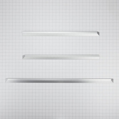 Whirlpool W10731887 Slide-In Range & Countertop Trim Kit, Stainless Steel, with (1) left side trim, (1) right side trim, and (1) rear trim