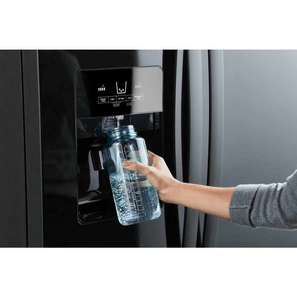 Whirlpool WRS321SDHB 33-inch Wide Side-by-Side Refrigerator - 21 cu. ft.