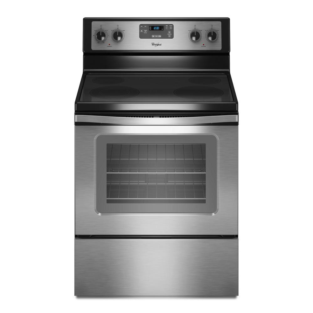 Whirlpool WFE510S0AS 4.8 cu. ft. Capacity Electric Range with Self-Cleaning System