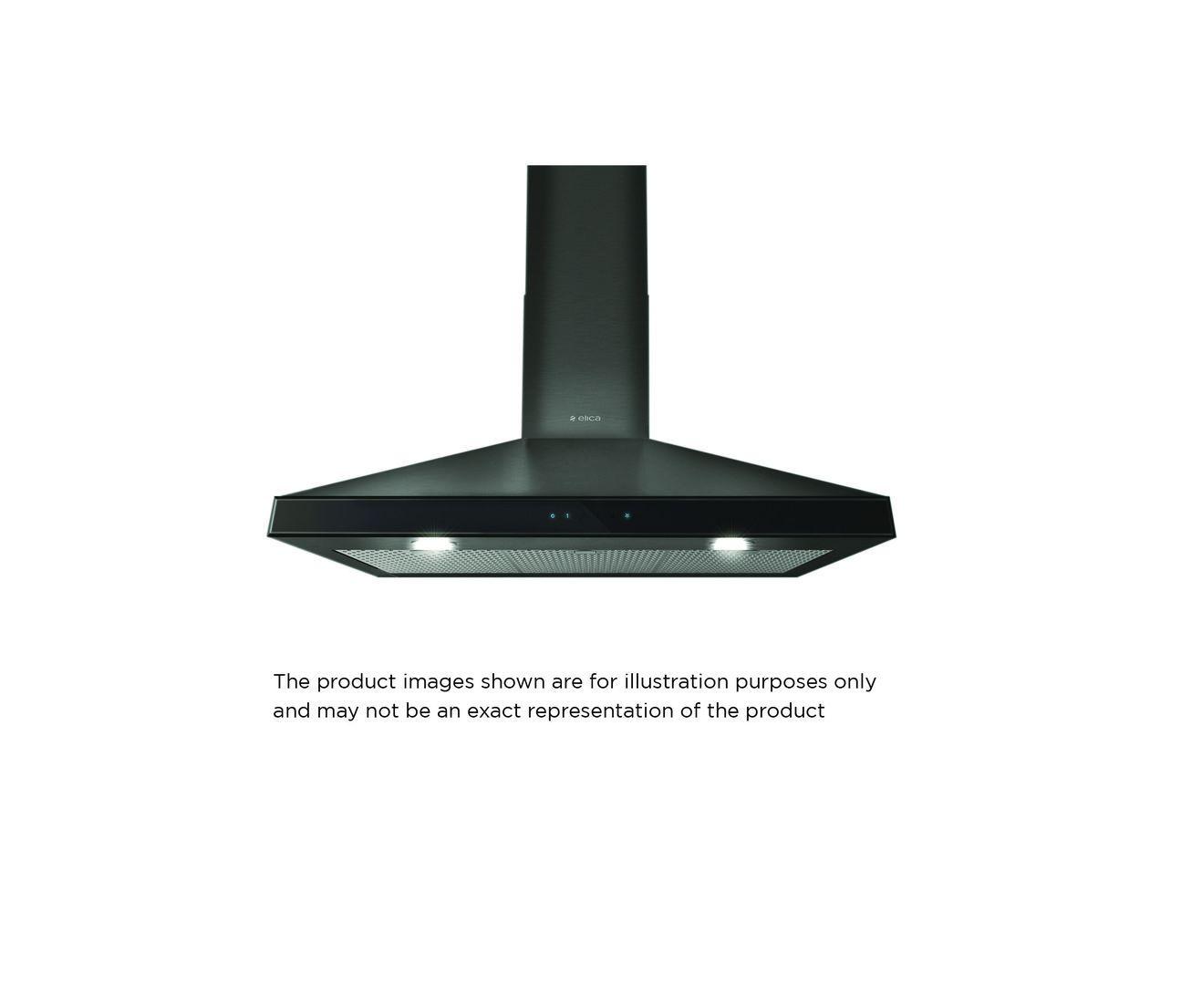 Elica EVR636BL VARNA BLACK Wall Mount Range Hood 36" wide - 600CFM