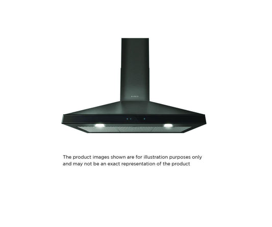 Elica EVR636BL VARNA BLACK Wall Mount Range Hood 36" wide - 600CFM