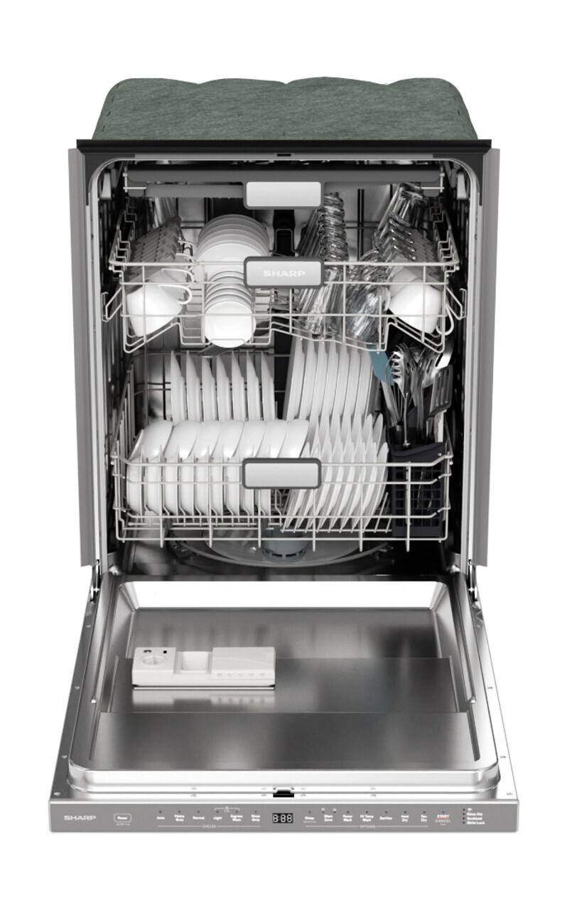 Sharp SDW6767HS 24 in. Slide-In Smart 45 dB Dishwasher