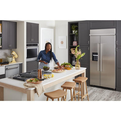 Kitchenaid KUWL314KSS 24" Undercounter Wine Cellar with Glass Door and Metal-Front Racks