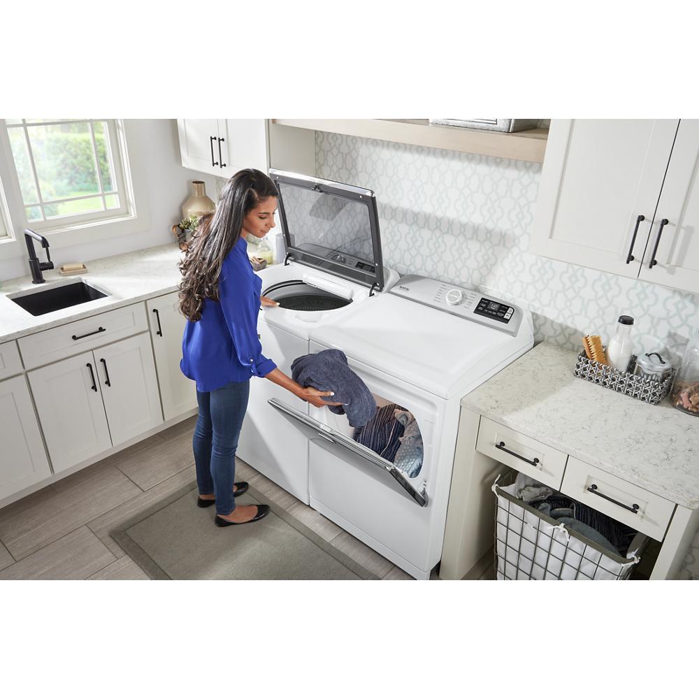 Maytag MED7230HW Smart Top Load Electric Dryer with Extra Power - 7.4 cu. ft.