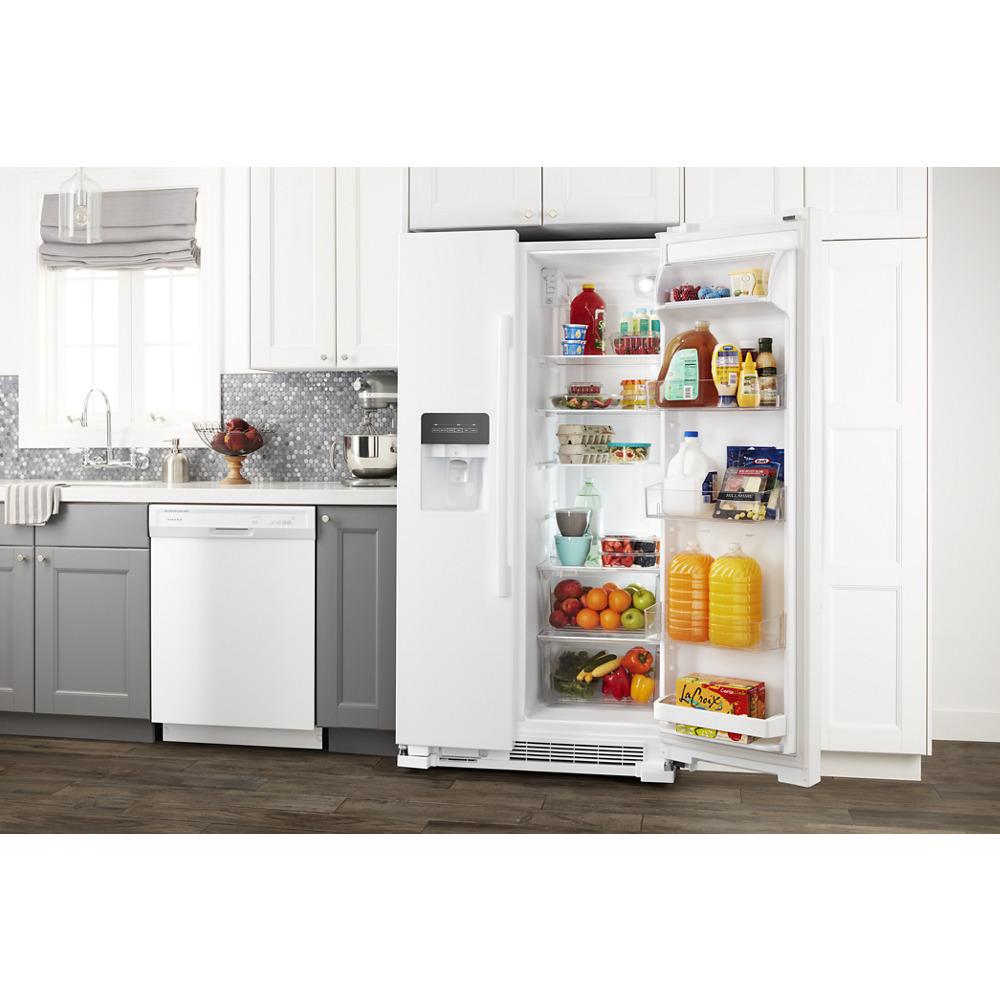 Amana ASI2175GRW 33-inch Side-by-Side Refrigerator with Dual Pad External Ice and Water Dispenser