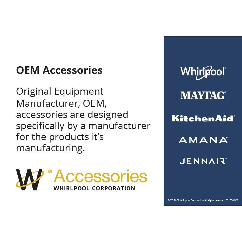 Whirlpool 3048KITRC 4' Gas Range Connector Kit with two 1/2" & one 3/4" male/female connectors, and sealant