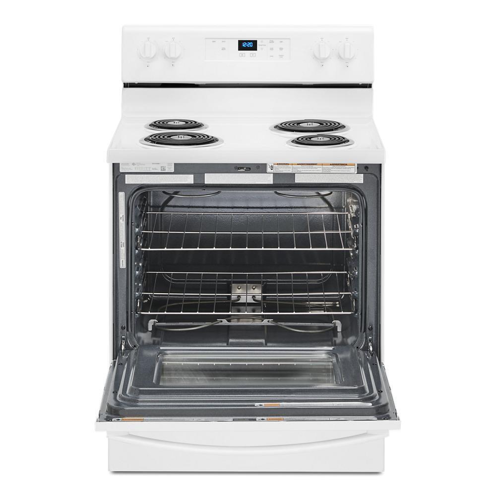 Whirlpool WFC150M0JW 4.8 cu. ft. Electric Range with Keep Warm setting