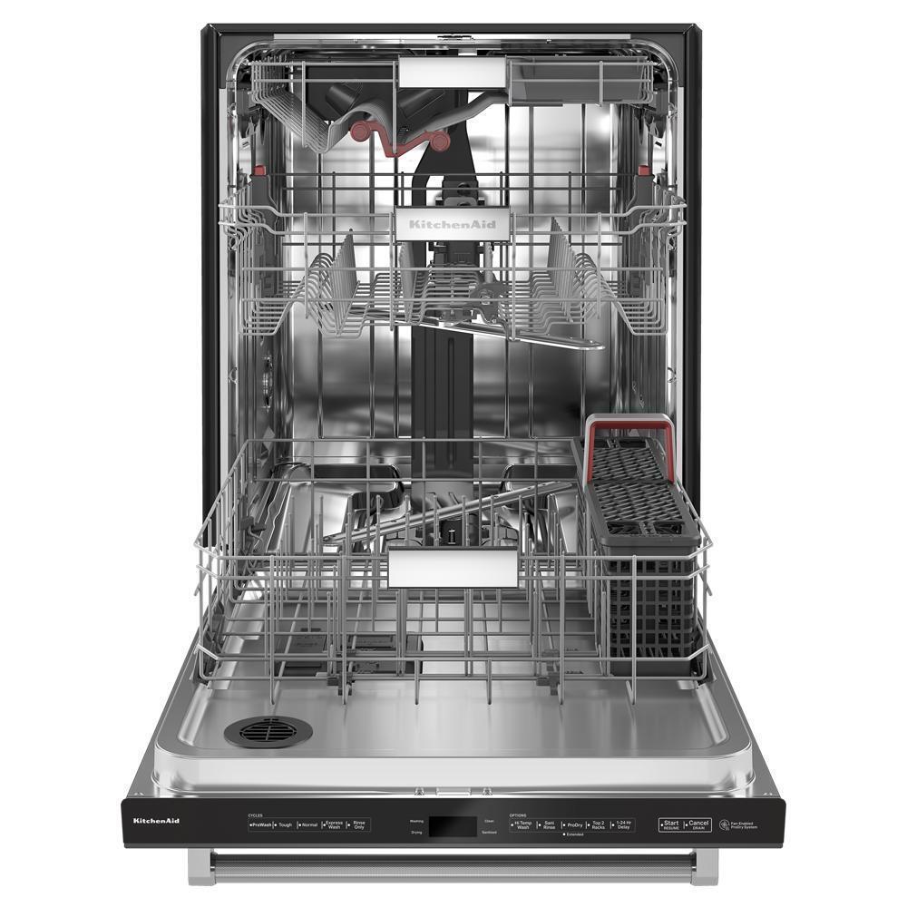 Kitchenaid KDTM604KBS 360(degree) Max Jets™ Third Rack Dishwasher with Fan-Enabled ProDry™ System, 44 dBA