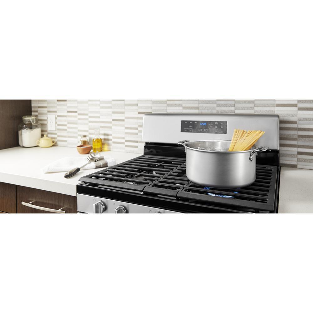 Whirlpool 5.0 cu. ft. Gas Range with Center Oval Burner