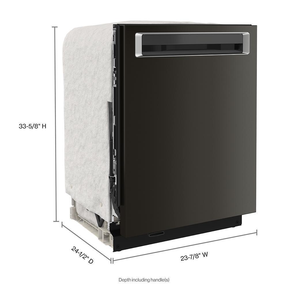Kitchenaid KDPM804KBS 360(degree) Max Jets™ Third Rack Dishwasher with Stainless Steel Third Rack Wash Jets, 44 dBA