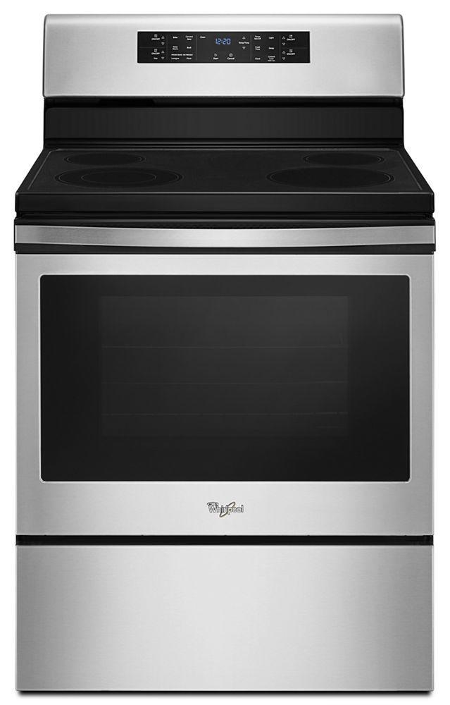 Whirlpool WFE520S0FS 5.3 cu. ft. Guided Electric Front Control Range with Fan Convection Cooking