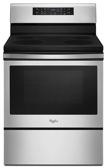Whirlpool WFE520S0FS 5.3 cu. ft. Guided Electric Front Control Range with Fan Convection Cooking
