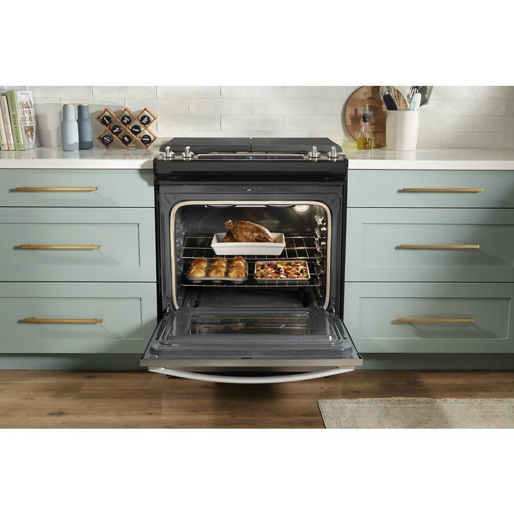 Whirlpool WEG515S0LB 5.0 Cu. Ft. Whirlpool® Gas Range with Frozen Bake™ Technology