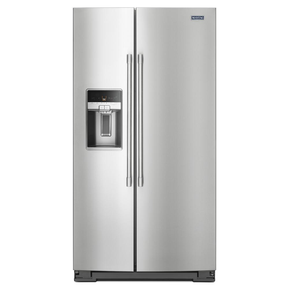 Maytag MSC21C6MFZ 36- Inch Wide Counter Depth Side-by-Side Refrigerator- 21 Cu. Ft.