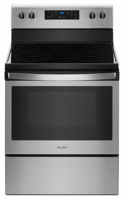 Whirlpool WFE505W0HZ 5.3 cu. ft. Freestanding Electric Range with 5 Elements - Fingerprint Resistant Stainless Steel