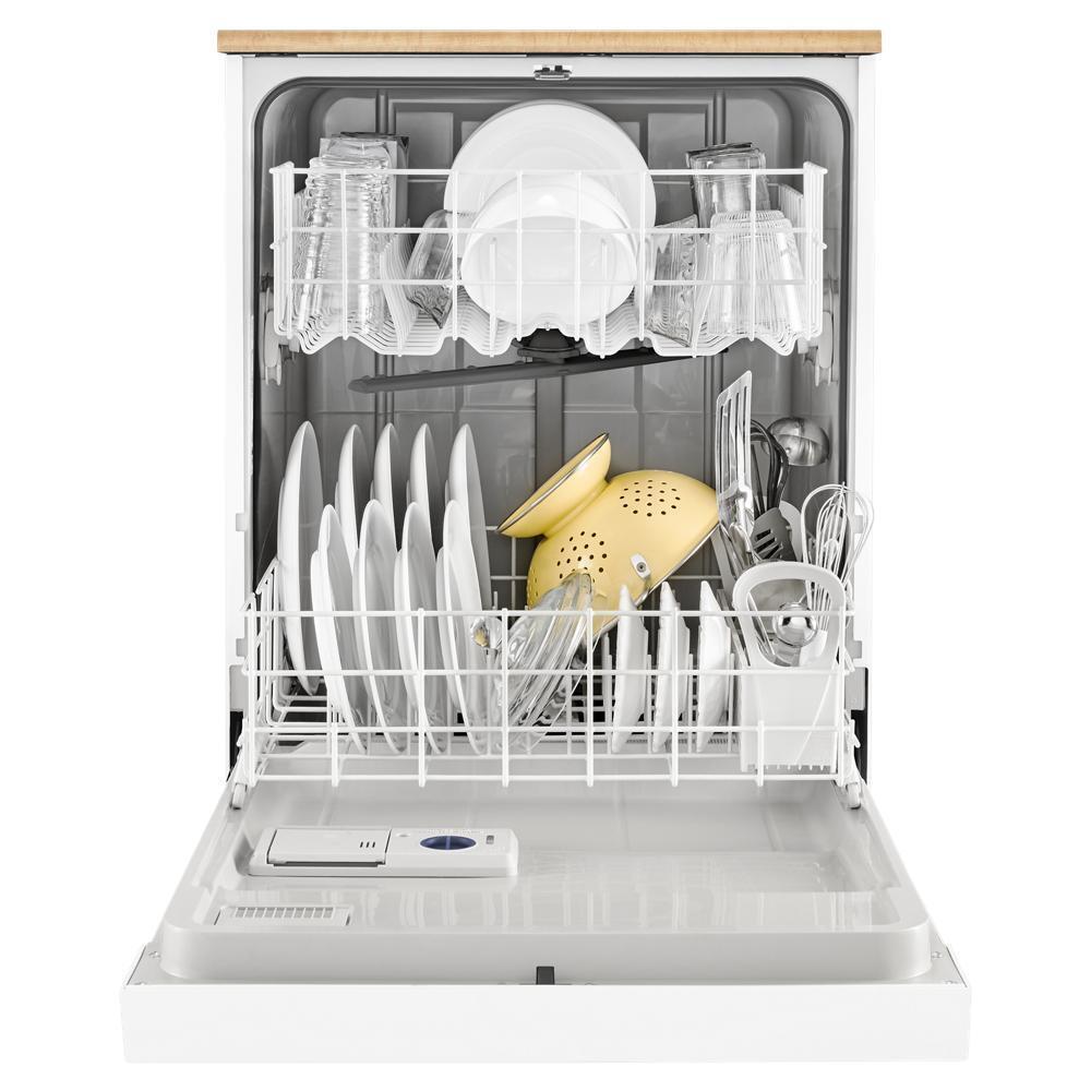 Whirlpool WDP370PAHW Heavy-Duty Dishwasher with 1-Hour Wash Cycle